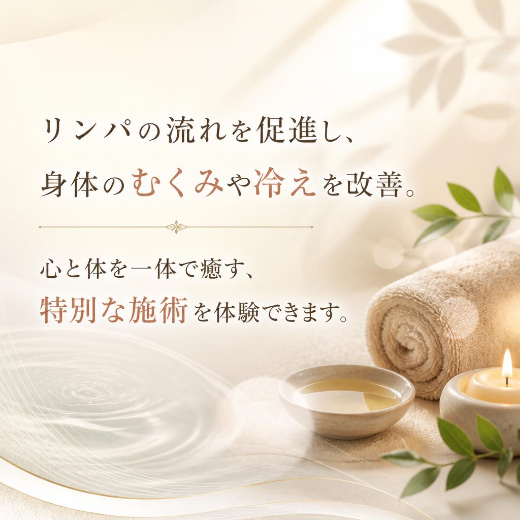 バリ式リンパ - ゆったりとしたリズムの癒し
