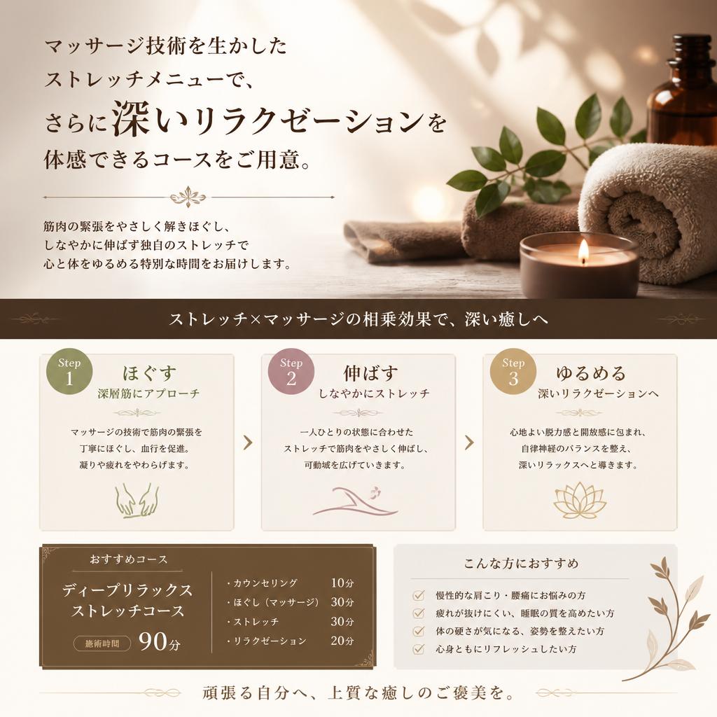 4. ほぐし＋ストレッチの融合