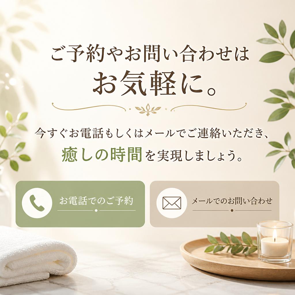7. まずはお問い合わせを！