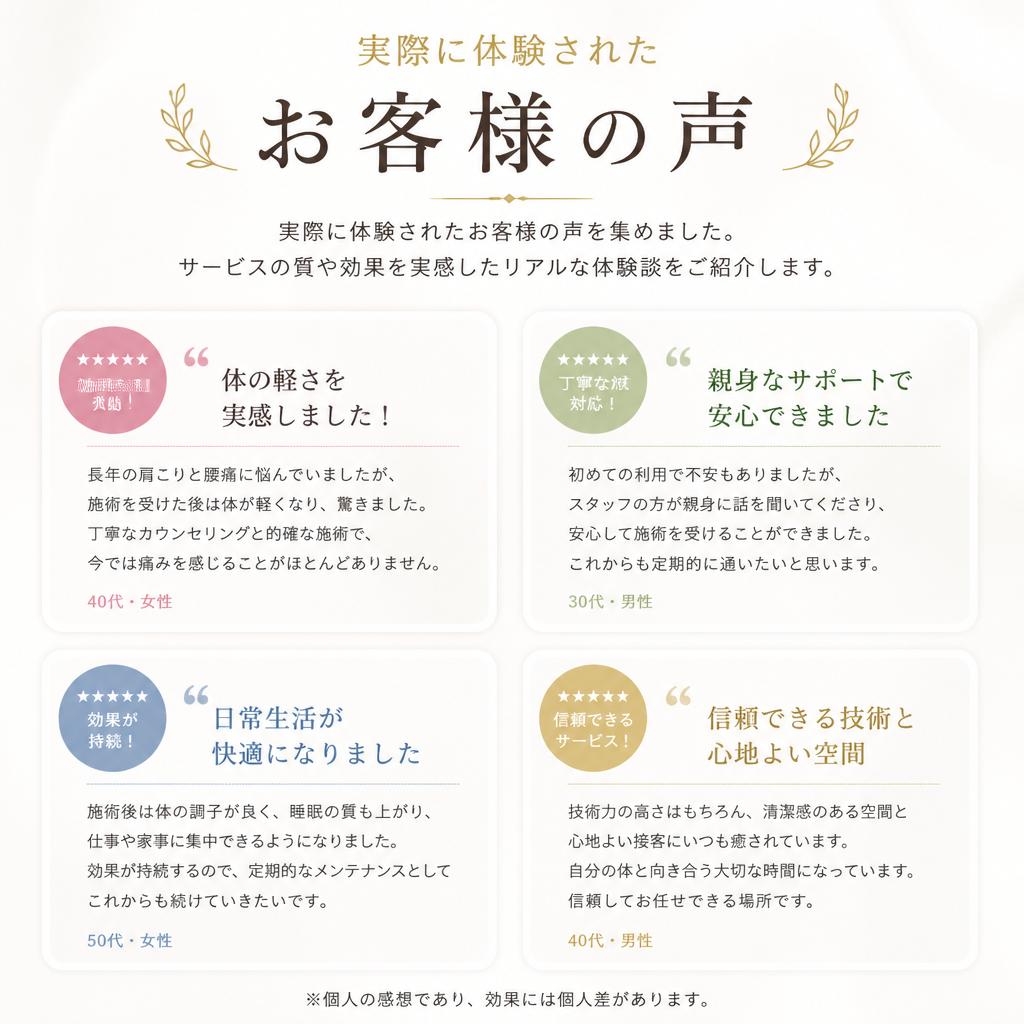 お客様の声